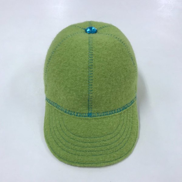 Lodencap grün/turquoise